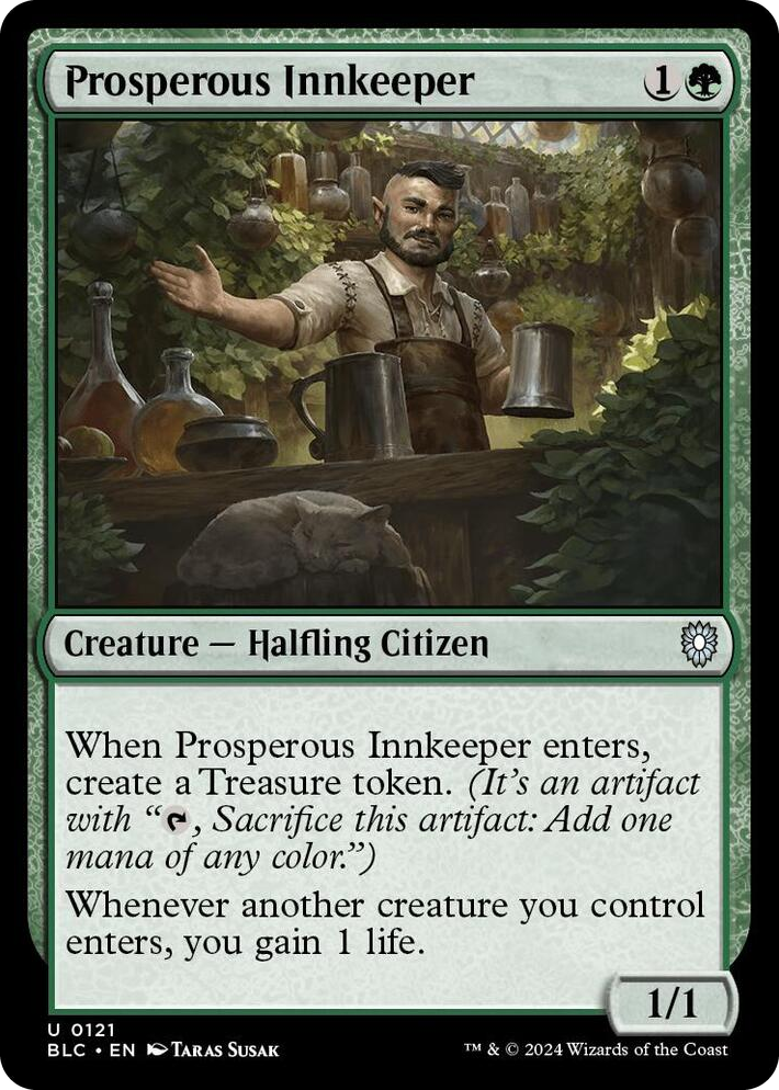0121 Prosperous Innkeeper U Commander: Bloomburrow