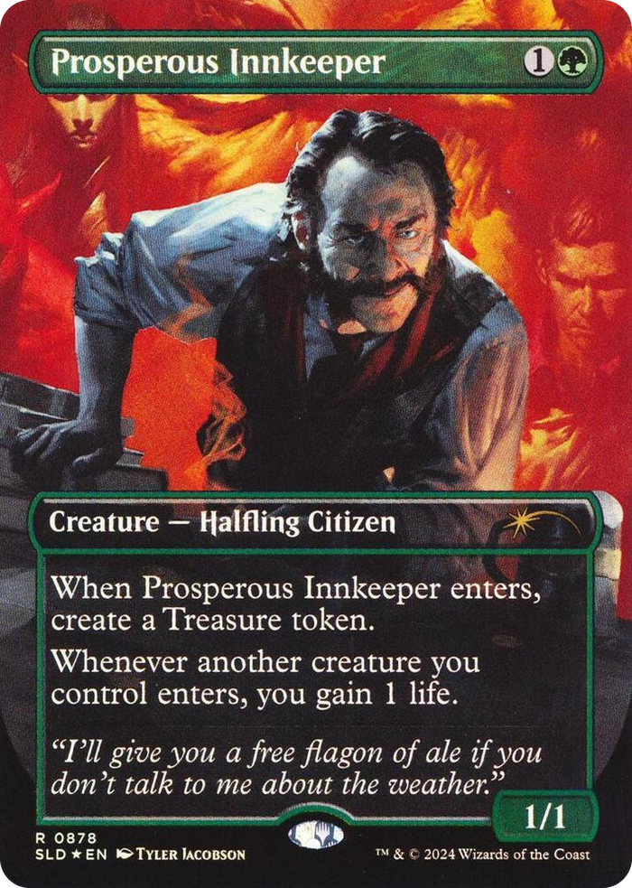 Prosperous Innkeeper (Rainbow Foil) #878 R - Secret Lair Drop Series Pokemon card