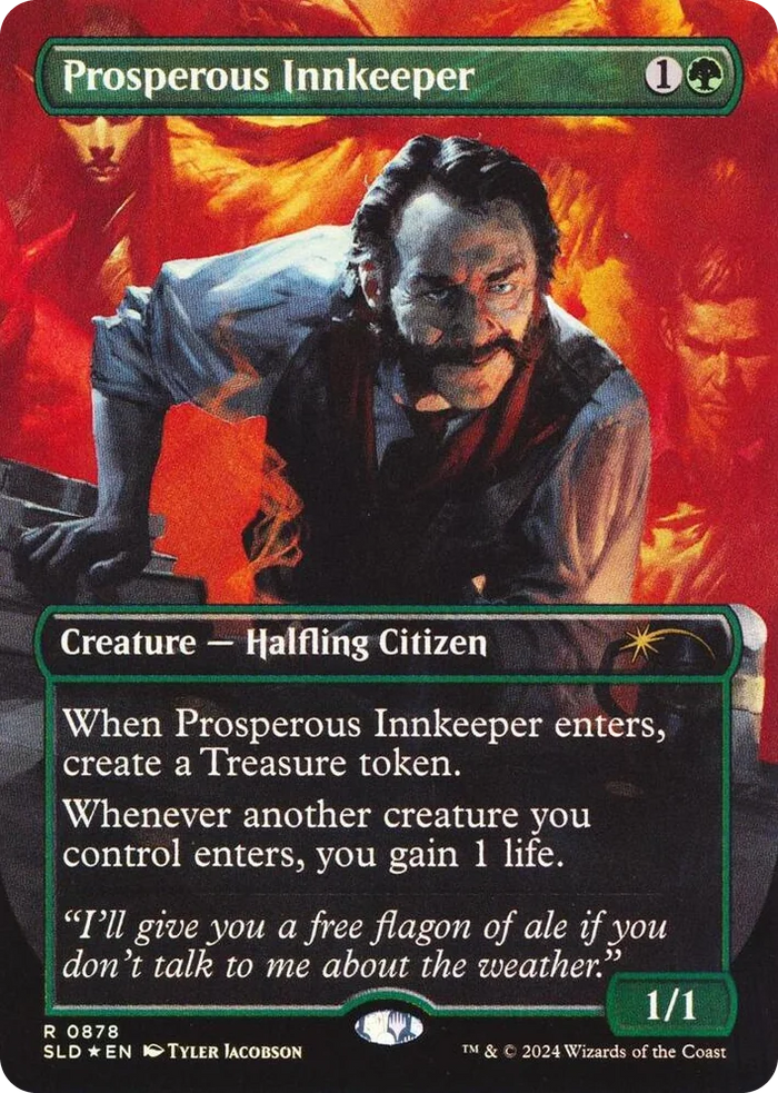 0878 Prosperous Innkeeper (Rainbow Foil) R Secret Lair Drop Series