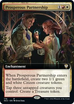 0178 Prosperous Partnership (Extended Art) R Commander: Streets of New Capenna
