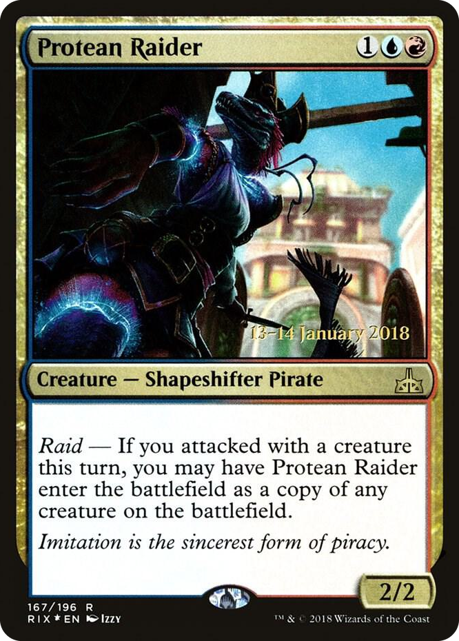 0167 Protean Raider R Prerelease Cards