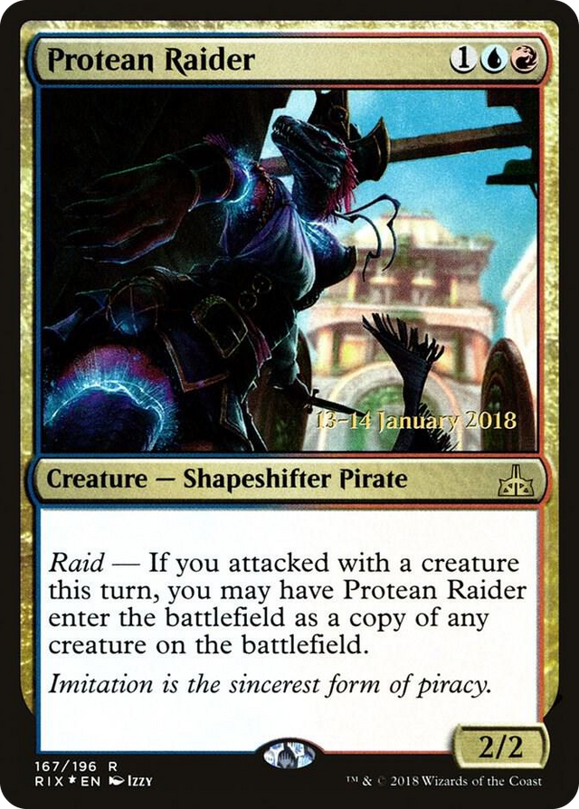 0167 Protean Raider R Prerelease Cards