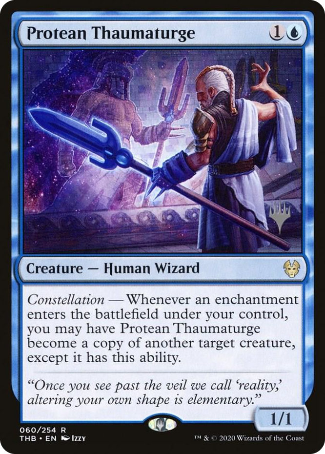 0060 Protean Thaumaturge R Promo Pack: Theros Beyond Death