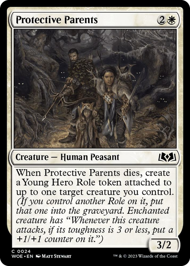 0024 Protective Parents C Wilds of Eldraine