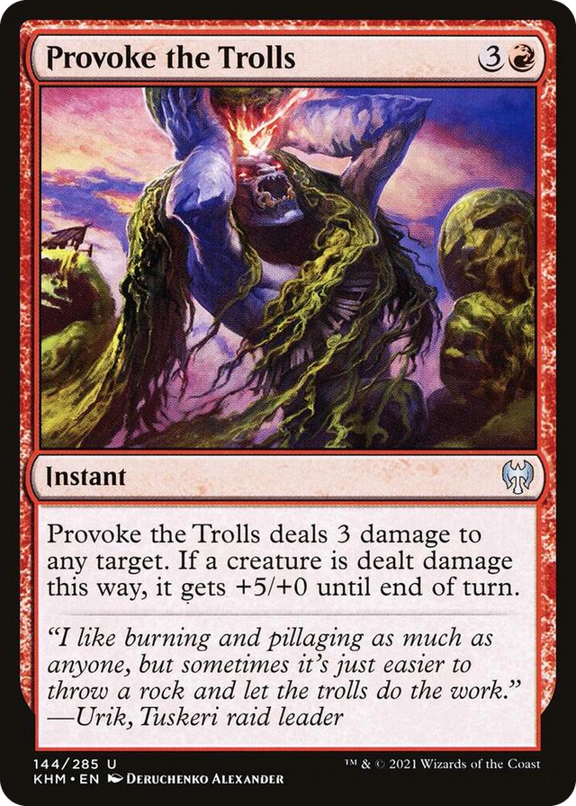 0144 Provoke the Trolls U Kaldheim