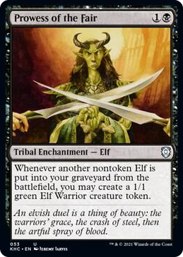 0053 Prowess of the Fair U Commander: Kaldheim