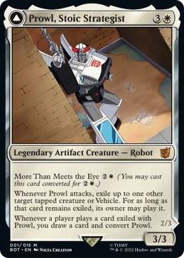 0001 Prowl, Stoic Strategist M Universes Beyond: Transformers
