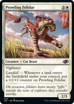 0229 Prowling Felidar C Jumpstart 2022