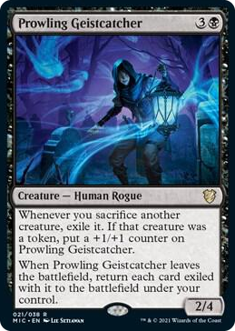0021 Prowling Geistcatcher R Commander: Innistrad: Midnight Hunt