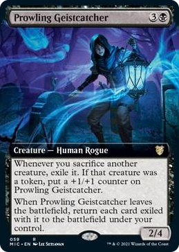 0059 Prowling Geistcatcher (Extended Art) R Commander: Innistrad: Midnight Hunt