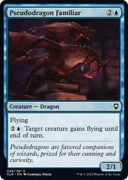 0088 Pseudodragon Familiar C Commander Legends: Battle for Baldur's Gate