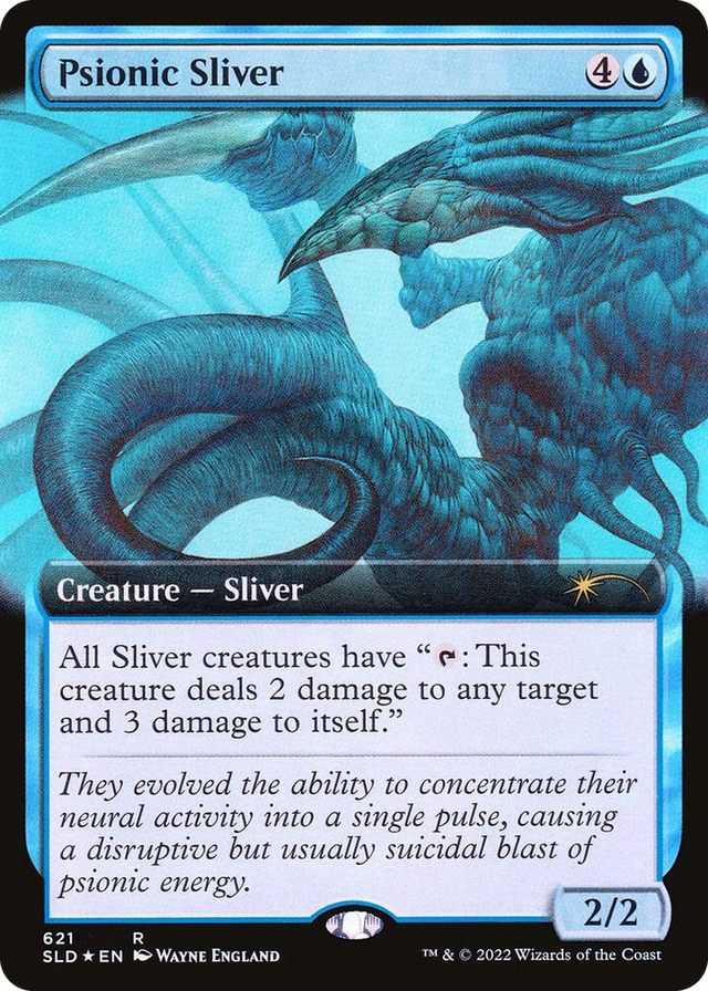 0621 Psionic Sliver (Extended Art) R Secret Lair Drop Series