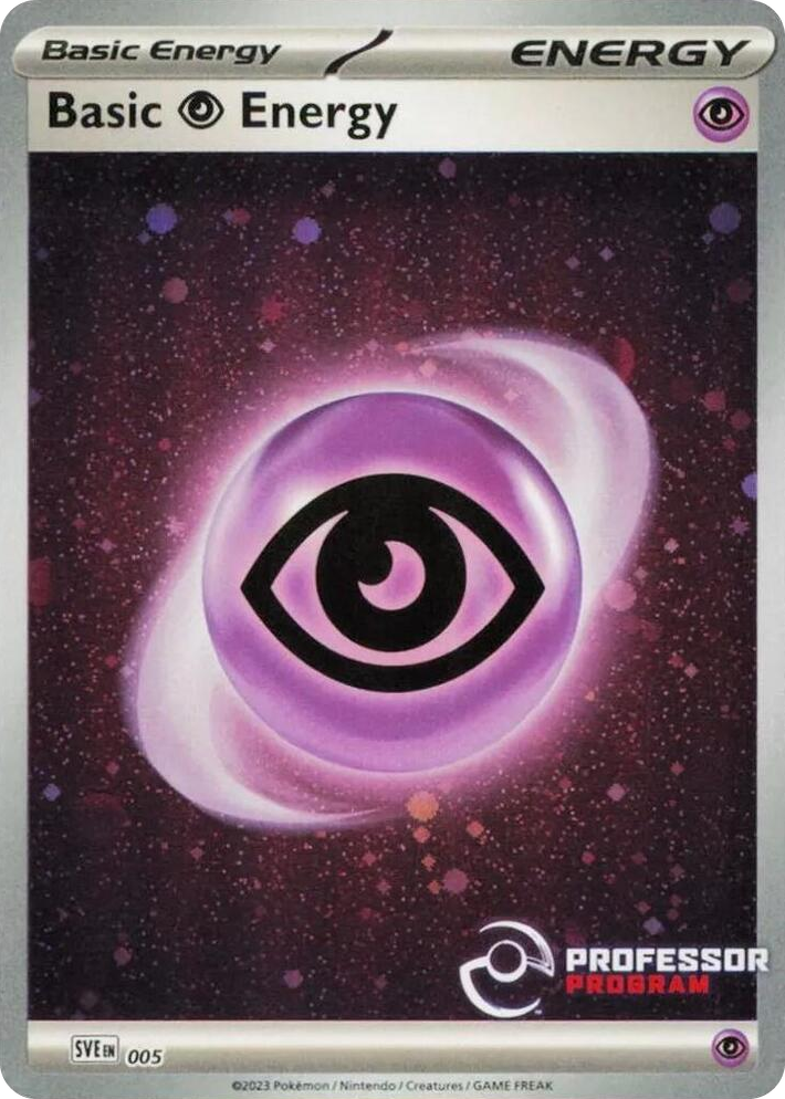 0005 Psychic Energy (2023) Promo Professor Program Promos