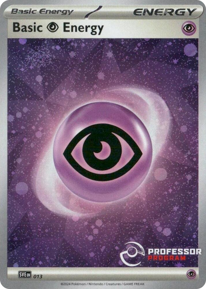 0013 Psychic Energy (2024) Promo Professor Program Promos