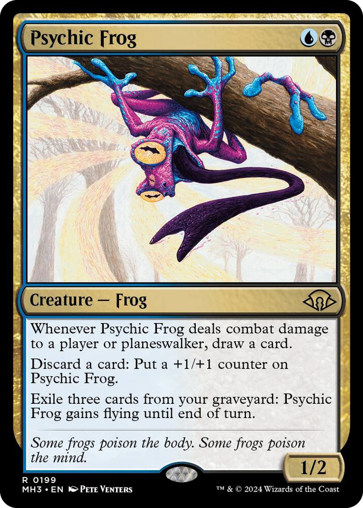 0199 Psychic Frog R Modern Horizons 3