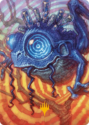0041 Psychic Frog Art Card (Gold-Stamped Planeswalker Symbol) S Art Series: Modern Horizons 3