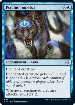0092 Psychic Impetus U Commander: Adventures in the Forgotten Realms