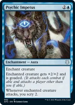 0092 Psychic Impetus U Commander: Adventures in the Forgotten Realms