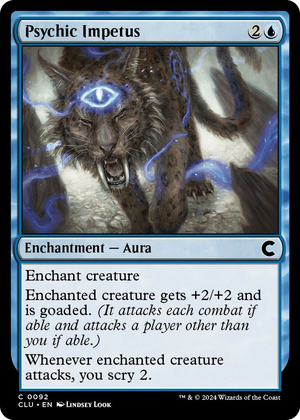 0092 Psychic Impetus C Ravnica: Clue Edition