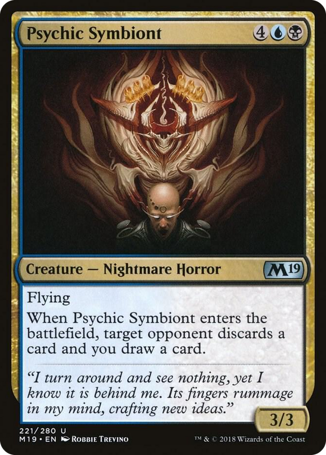 0221 Psychic Symbiont U Core Set 2019