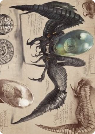 0073 Psychosis Crawler Art Card S Art Series: The Brothers' War