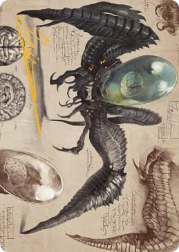 0073 Psychosis Crawler Art Card (Gold-Stamped Signature) S Art Series: The Brothers' War