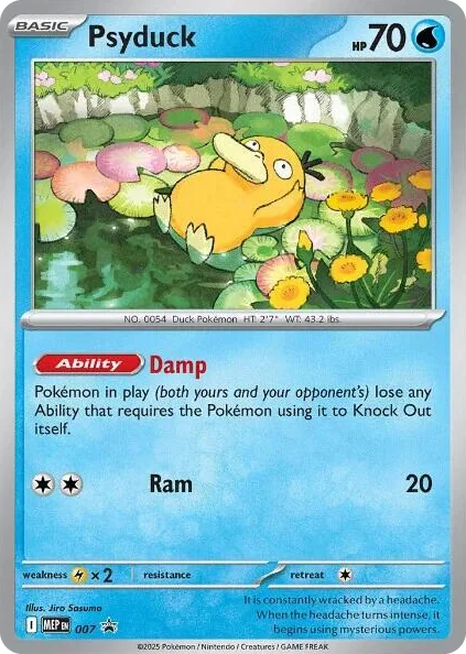 0007 Psyduck - 007 Promo Mega Evolution Promo