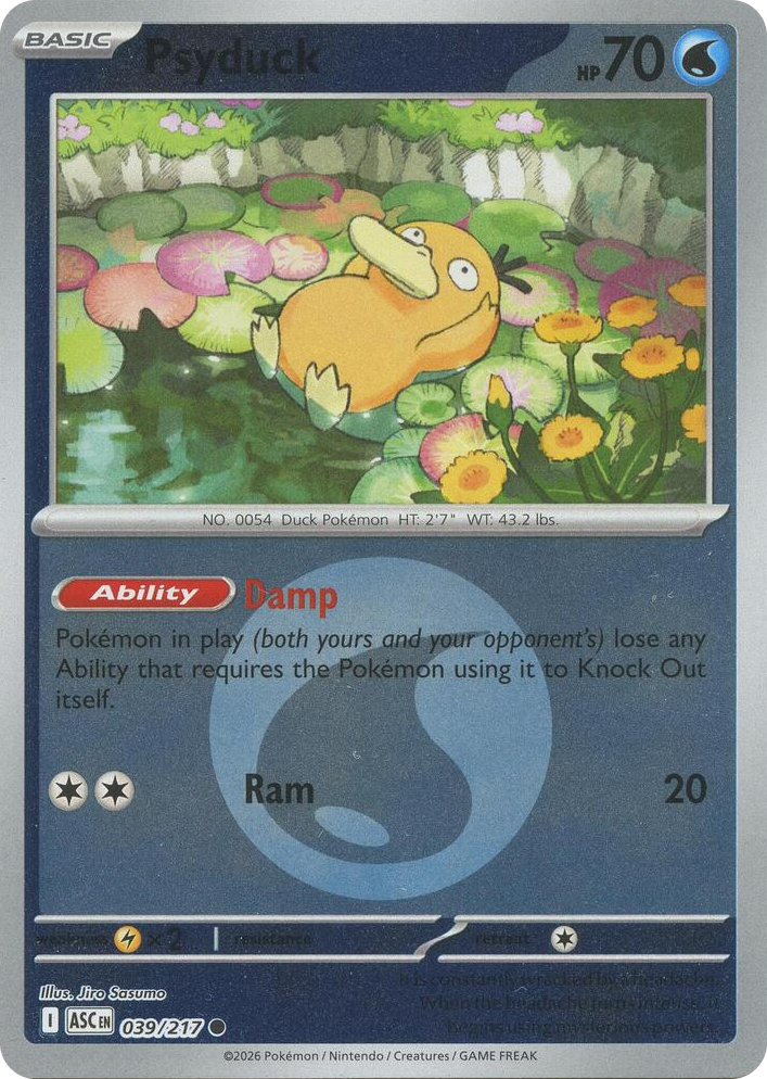 0039 Psyduck - 039/217 (Energy Symbol Pattern) Common Ascended Heroes