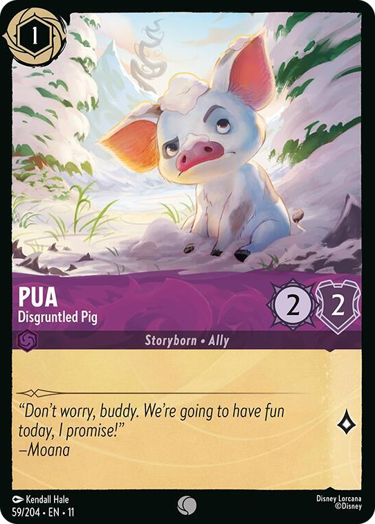 0059 Pua - Disgruntled Pig Common Winterspell