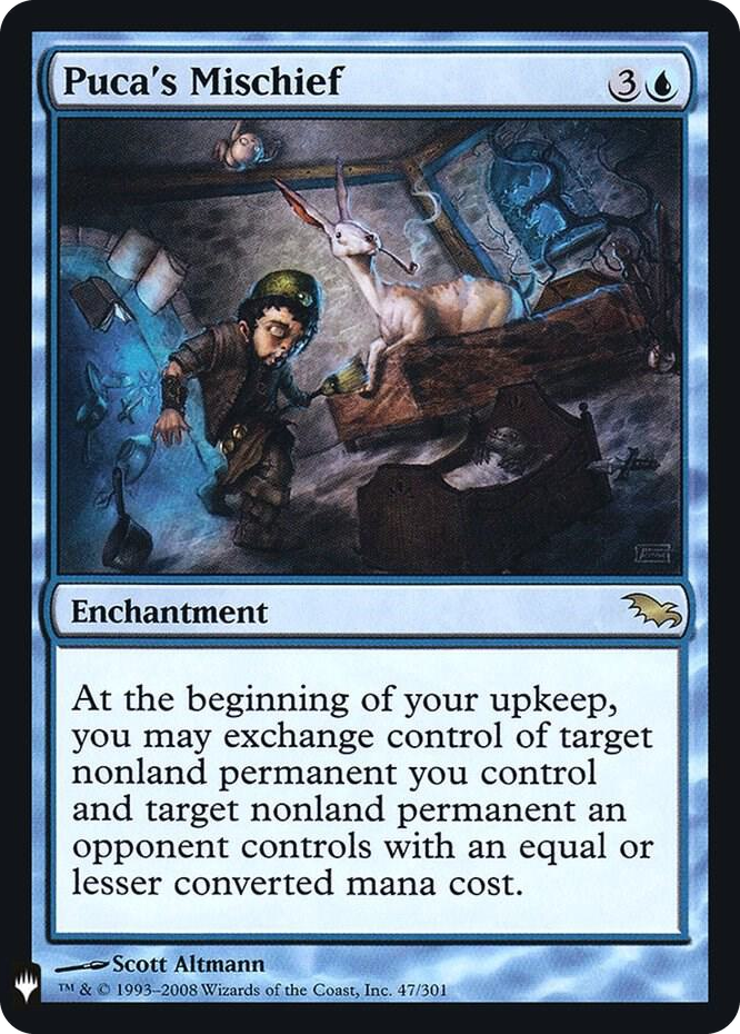 Puca's Mischief #47 R - The List Reprints Pokemon card