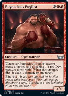 0117 Pugnacious Pugilist U Streets of New Capenna