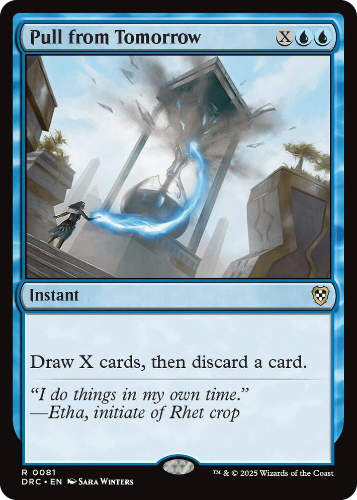 0081 Pull from Tomorrow R Commander: Aetherdrift