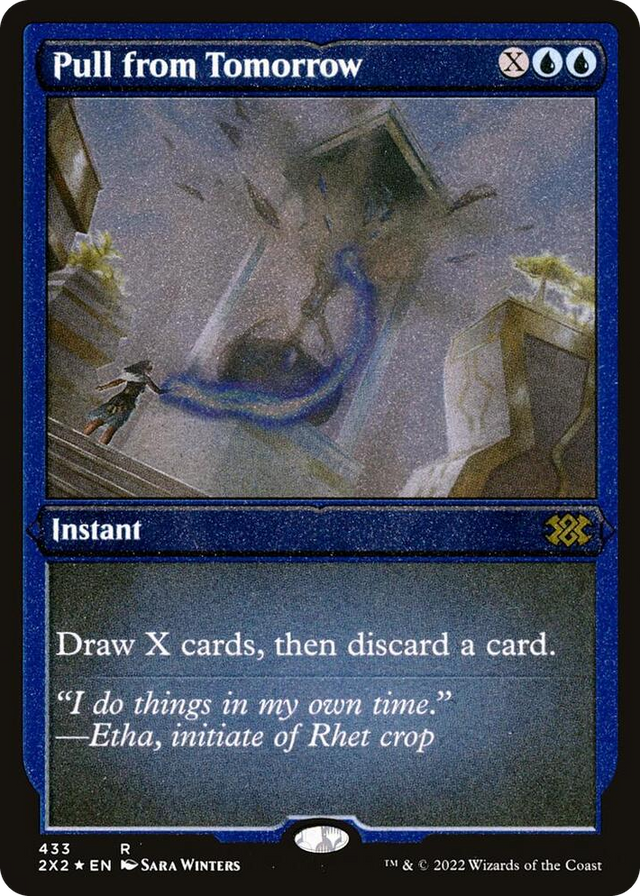 0433 Pull from Tomorrow (Foil Etched) R Double Masters 2022