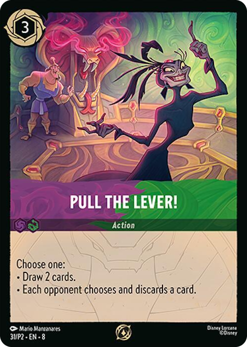 Pull the Lever! #31 Promo - Disney Lorcana Promo Cards Pokemon card