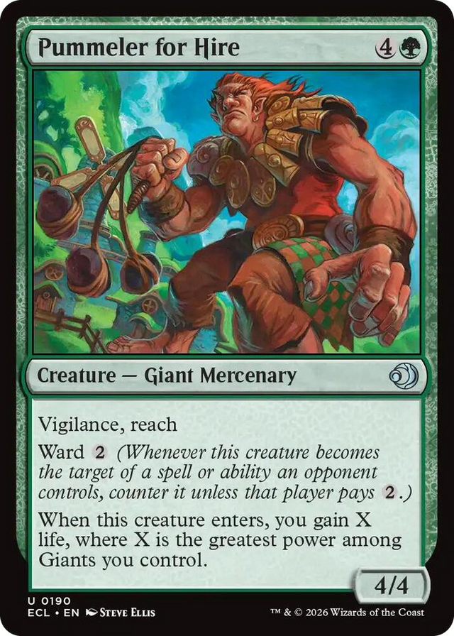 0190 Pummeler for Hire U Lorwyn Eclipsed