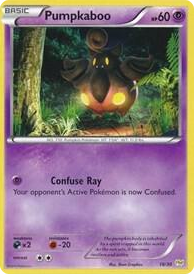 0018 Pumpkaboo (#18) Common XY Trainer Kit: Sylveon & Noivern