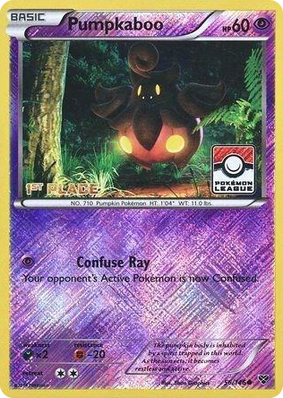 0056 Pumpkaboo - 56/146 (Pokemon League) [1st Place] Promo League & Championship Cards