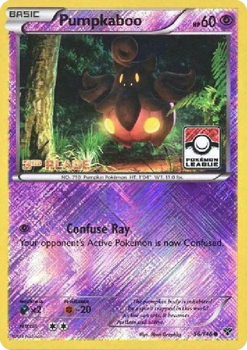0056 Pumpkaboo - 56/146 (Pokemon League) [3rd Place] Promo League & Championship Cards