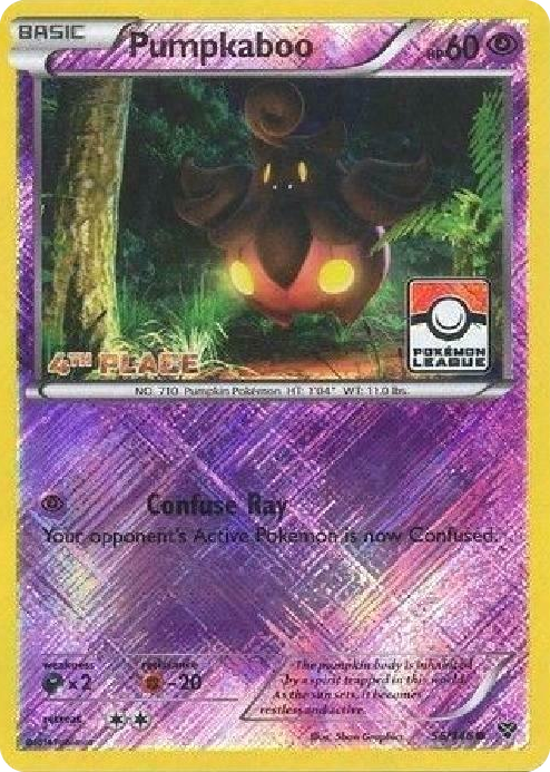 0056 Pumpkaboo - 56/146 (Pokemon League) [4th Place] Promo League & Championship Cards