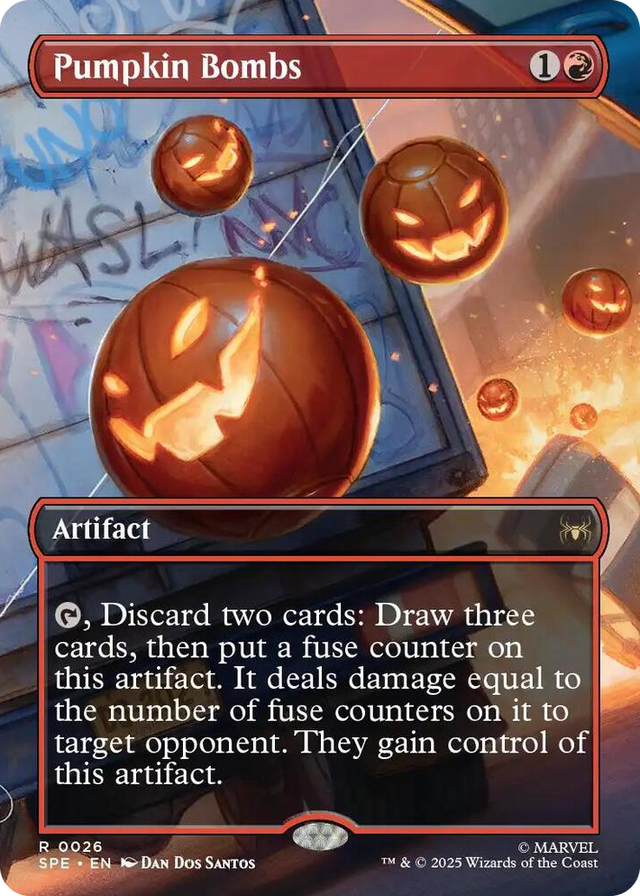 0026 Pumpkin Bombs (Borderless) R Marvel's Spider-Man: Eternal-Legal