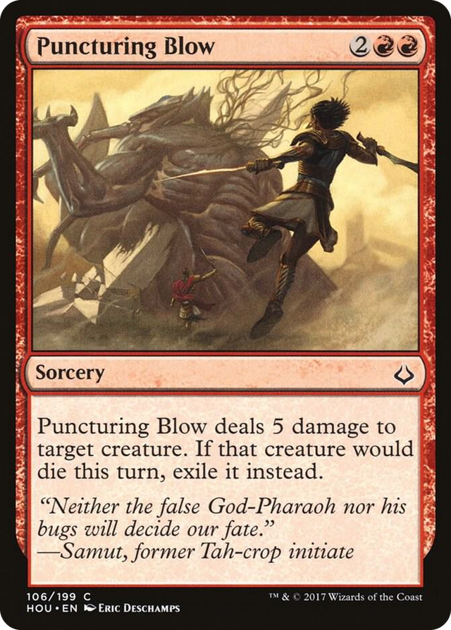 0106 Puncturing Blow C Hour of Devastation