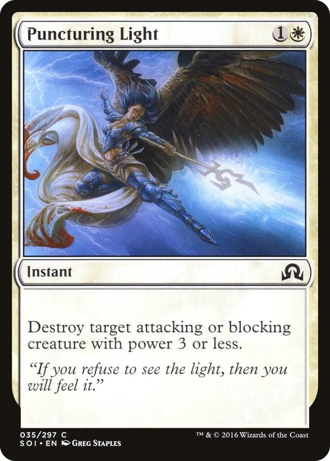 Puncturing Light #35 C - Shadows over Innistrad Pokemon card