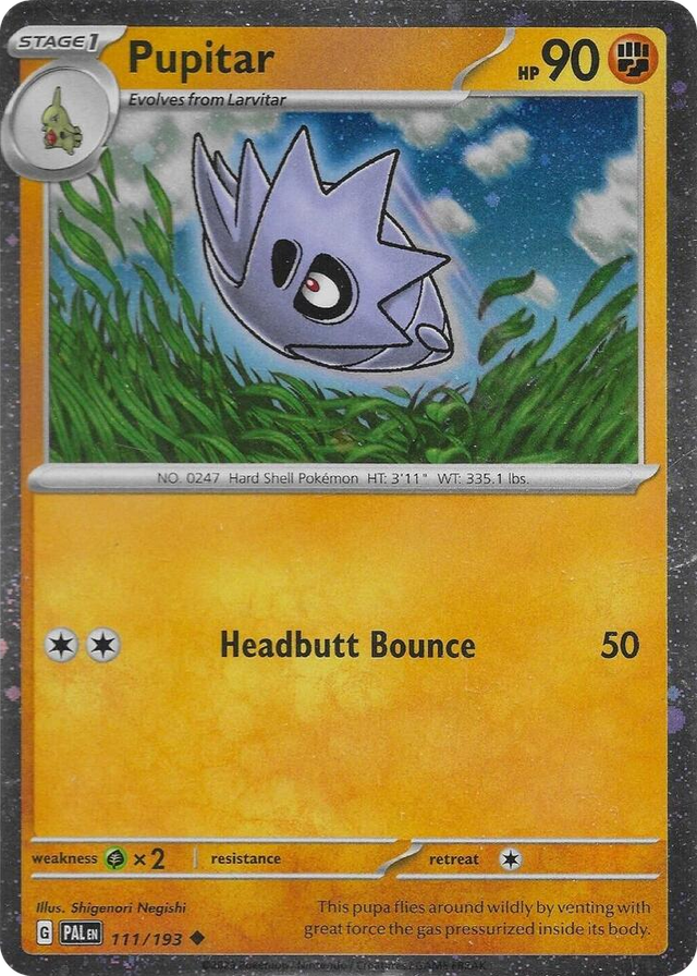 0111 Pupitar - 111/193 (Cosmo Foil) Promo Miscellaneous Cards & Products