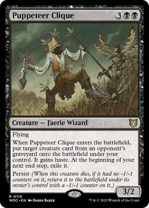 0115 Puppeteer Clique R Commander: Wilds of Eldraine