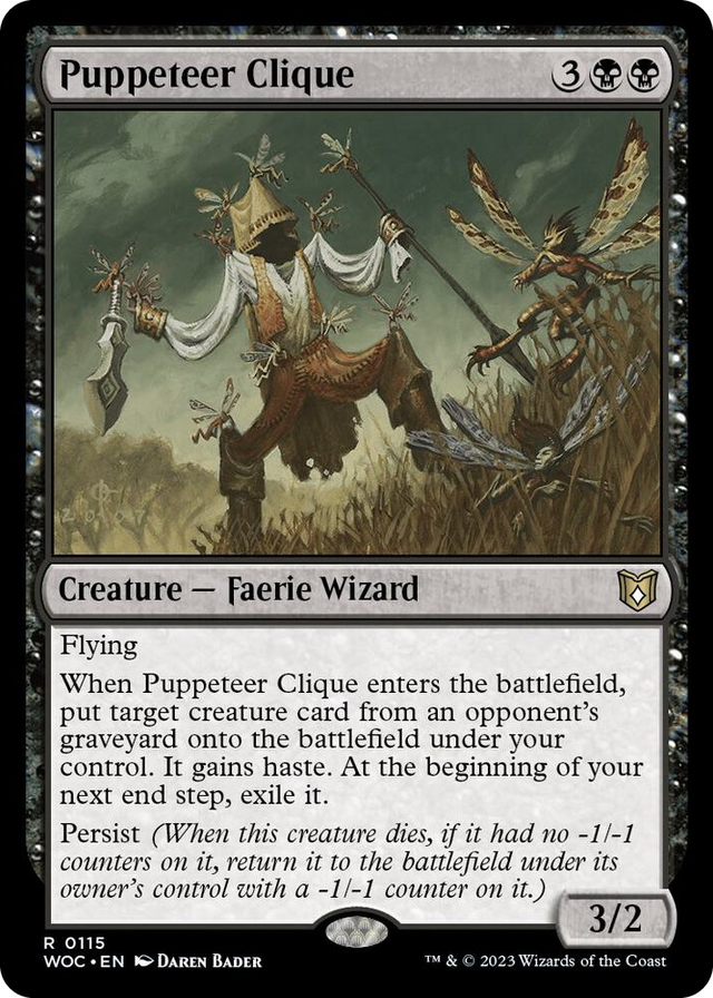 0115 Puppeteer Clique R Commander: Wilds of Eldraine