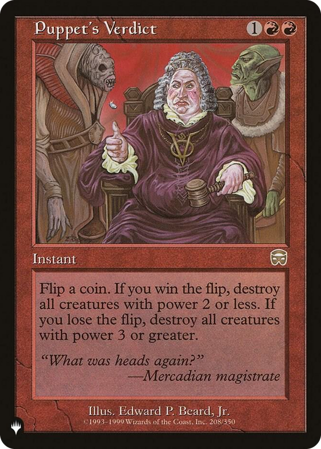 0208 Puppet's Verdict R The List Reprints