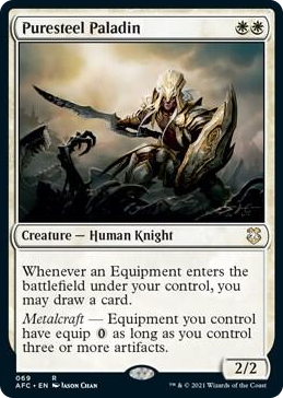 0069 Puresteel Paladin R Commander: Adventures in the Forgotten Realms