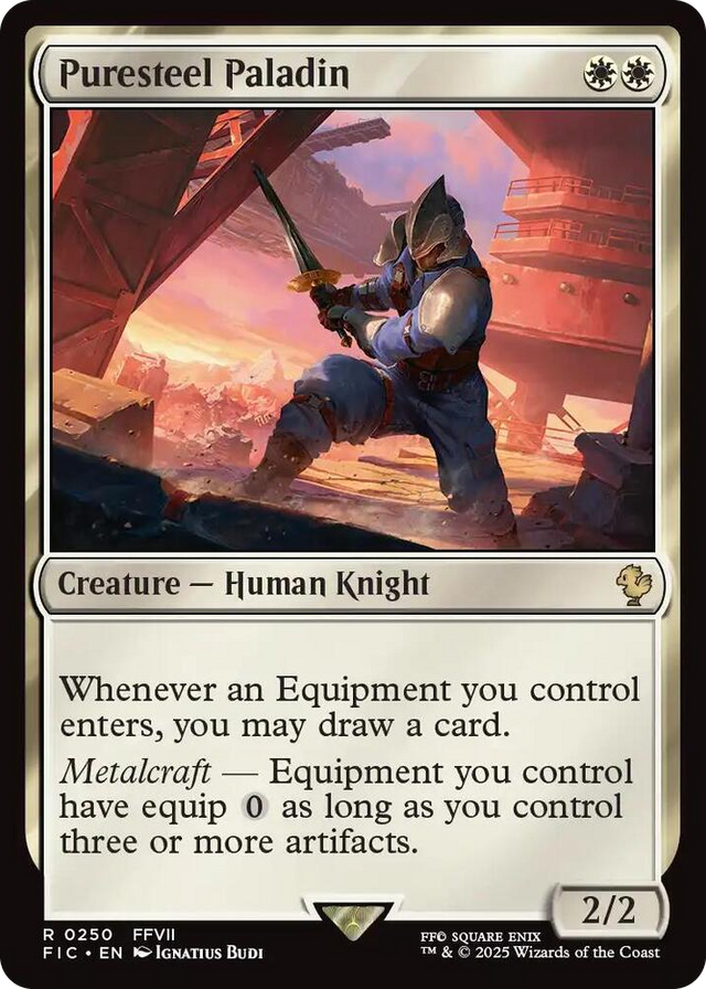 0250 Puresteel Paladin R Commander: FINAL FANTASY