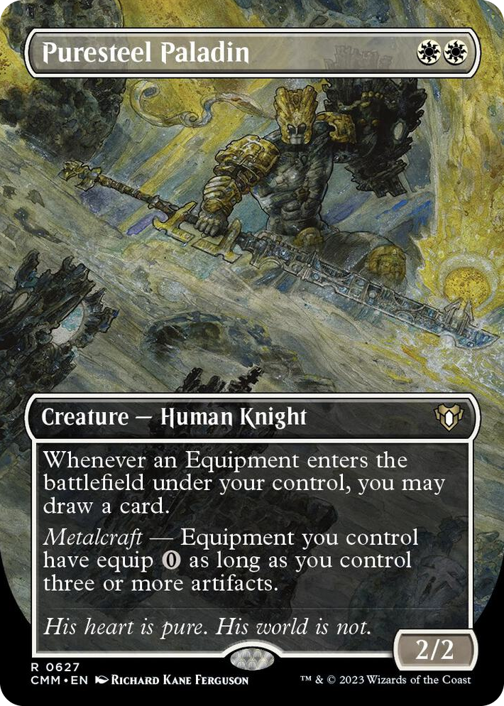 0627 Puresteel Paladin (Borderless) R Commander Masters