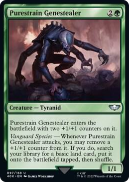 0097 Purestrain Genestealer (Surge Foil) U Universes Beyond: Warhammer 40,000